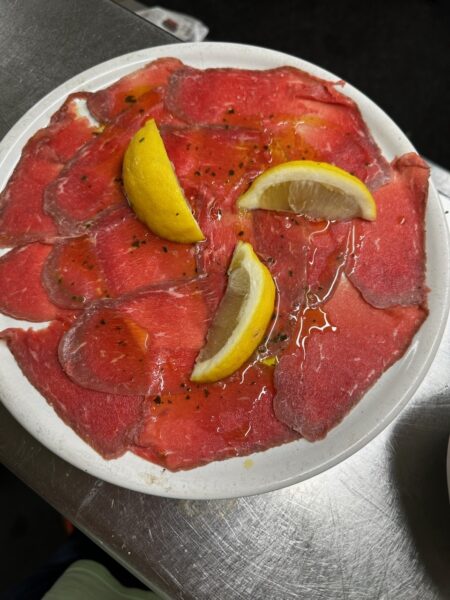 Carpaccio de boeuf